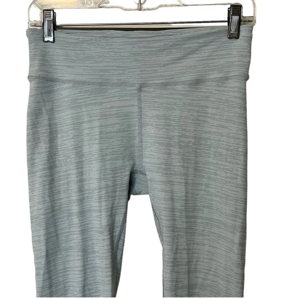 Outdoor Voices Techsweat High Rise 7/8 Flex Leggings Baby Blue M Cropped